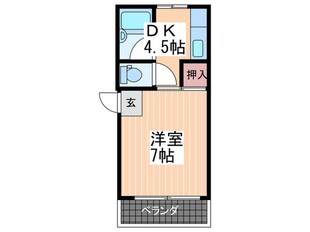 第ニ栗田ビルの物件間取画像